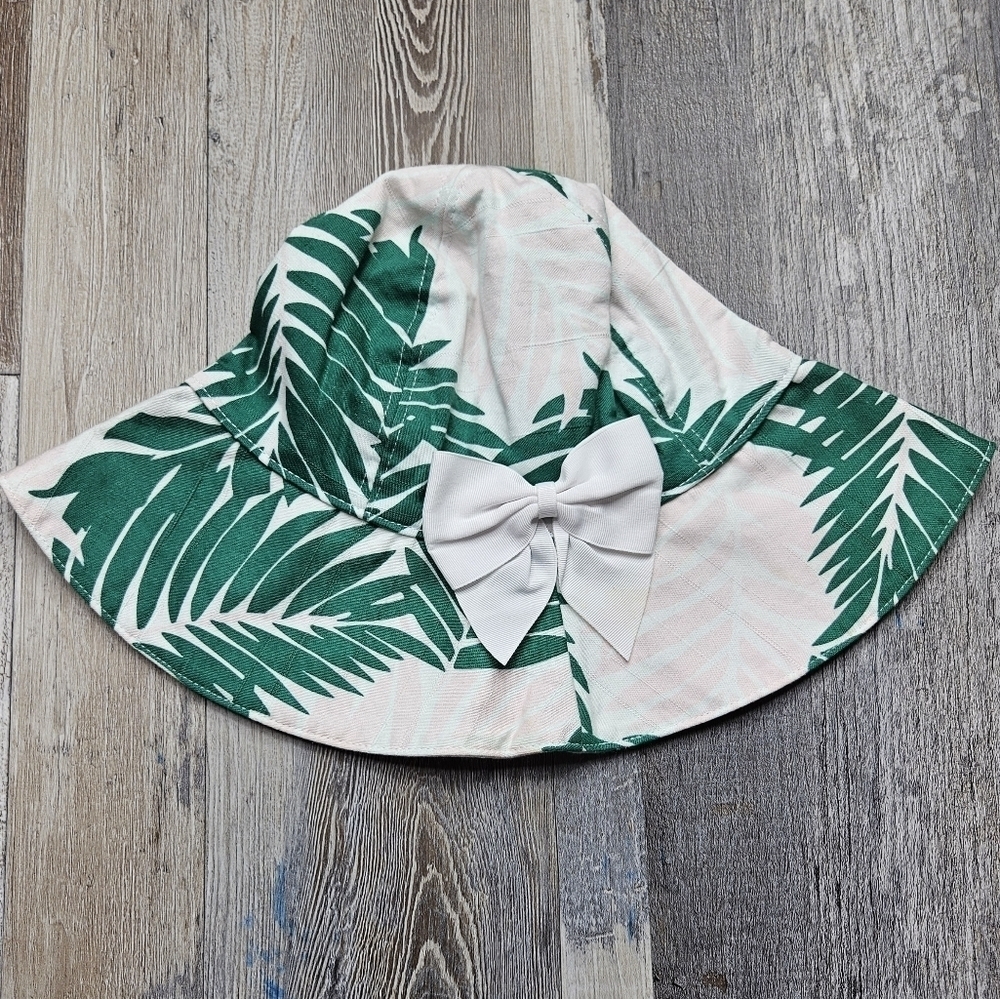Janie and Jack Summer 2016 Beach Floppy Hat Palm Leaves